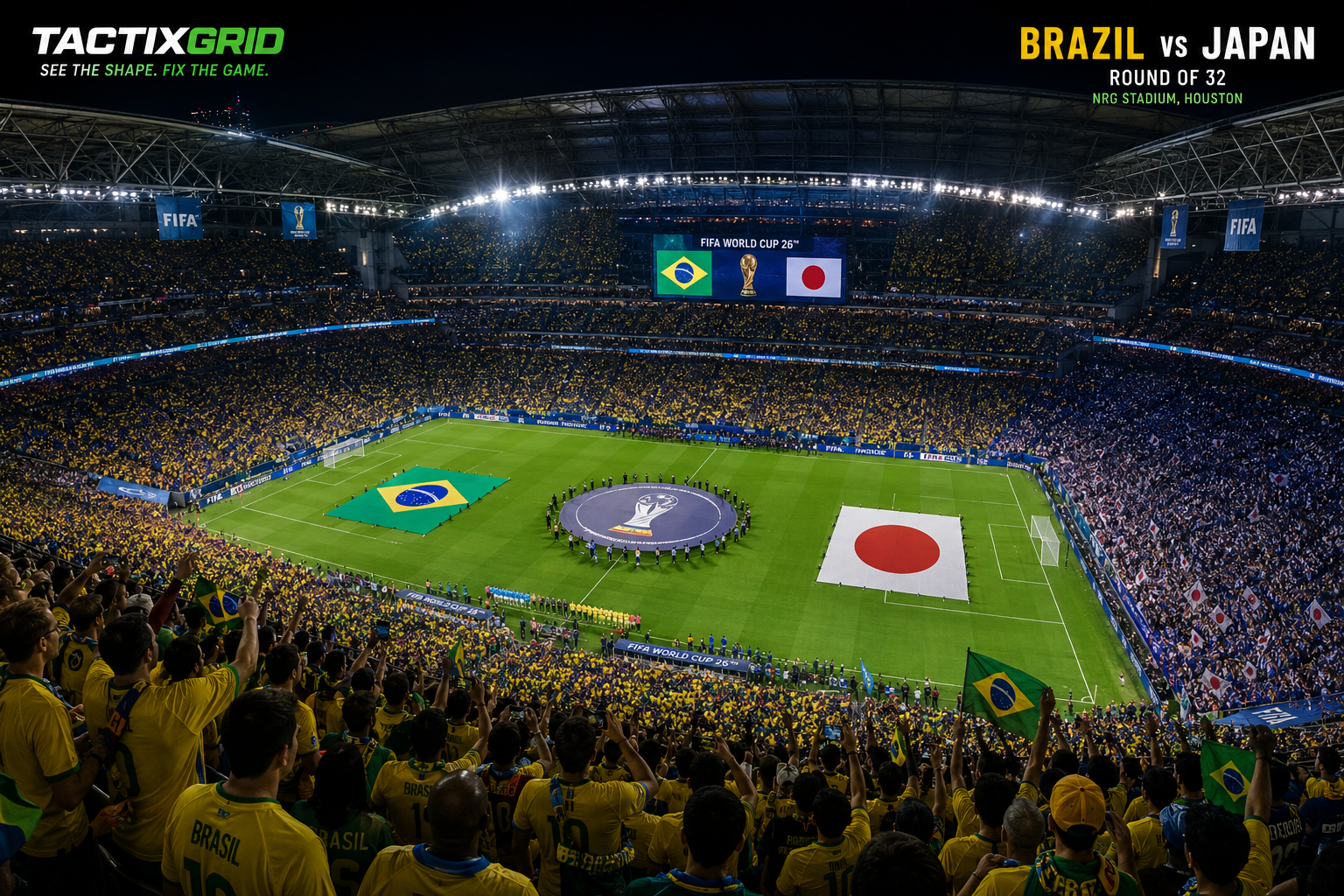 Brazil vs Japan Tactical Preview: Structure Versus Stars in the Round of 32
